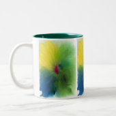 Tasse 2 Couleurs Triflower jaune (Gauche)