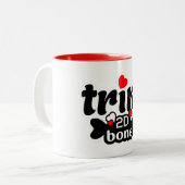 Tasse 2 Couleurs Trini os 2D (Devant gauche)