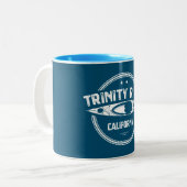 Tasse 2 Couleurs Trinity River California Kayak (Devant gauche)