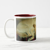 Tasse 2 Couleurs trio faisant une sieste (Gauche)