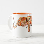 Tasse 2 Couleurs Triplephant (Devant gauche)