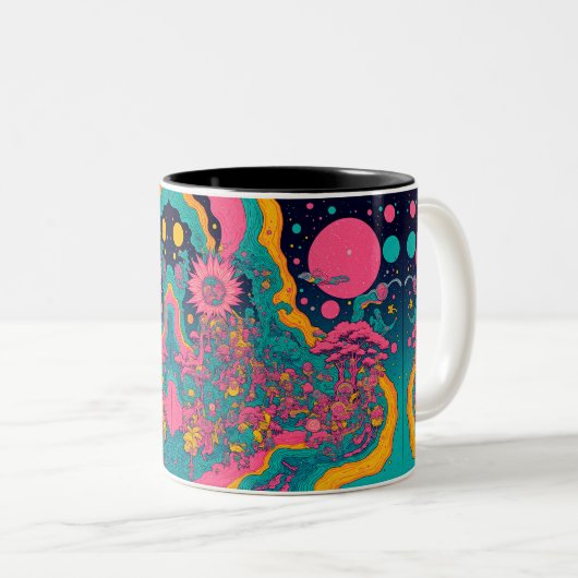 Tasse 2 Couleurs Trippy (Devant droit)