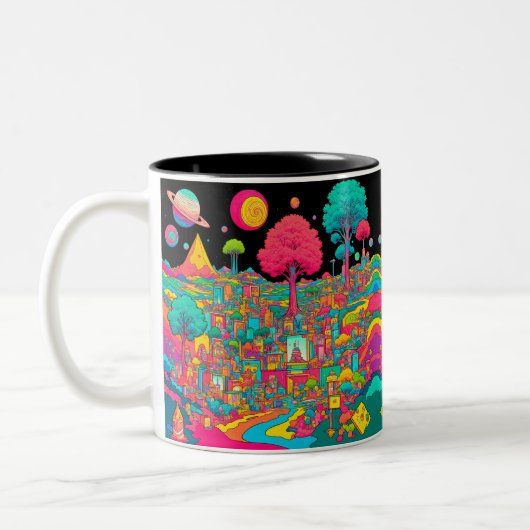 Tasse 2 Couleurs Trippy (Gauche)