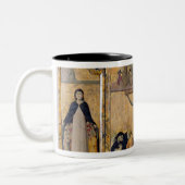 Tasse 2 Couleurs Triptyque avec des scènes de la vie du (Gauche)