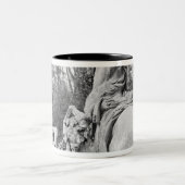 Tasse 2 Couleurs Tritons toilettant deux chevaux du soleil (Centre)