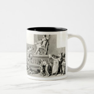 Tasse 2 Couleurs Triumph des personnes françaises au-dessus de la