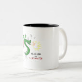 Tasse 2 Couleurs Trogdor le Brûleur (Devant droit)