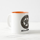 TASSE 2 COULEURS TROIS BOUGIES (Devant gauche)