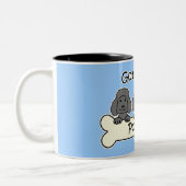 Tasse 2 Couleurs Trois caniches (Gauche)