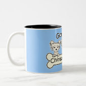 Tasse 2 Couleurs Trois Chinois Cresteds (Gauche)