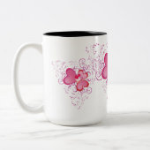 Tasse 2 Couleurs Trois coeurs (Gauche)