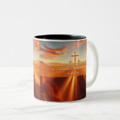 Tasse 2 Couleurs Trois croix dans le désert (Devant droit)