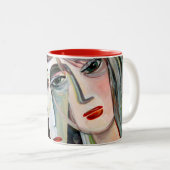 Tasse 2 Couleurs trois femmes (Devant droit)