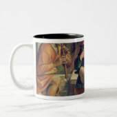Tasse 2 Couleurs Trois musiciens d'ange (Gauche)