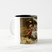 Tasse 2 Couleurs Trois petits chatons (Devant gauche)