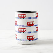 Tasse 2 Couleurs Trolley 15 oz (Centre)