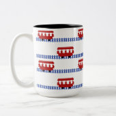 Tasse 2 Couleurs Trolley 15 oz (Gauche)