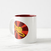 Tasse 2 Couleurs Trombone faisant rage (Devant gauche)
