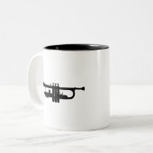 Tasse 2 Couleurs trompette (Devant gauche)