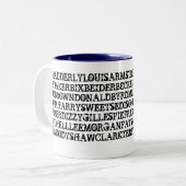 Tasse 2 Couleurs Trompettistes 1 de jazz (Devant gauche)