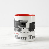 Tasse 2 Couleurs Trop de couleur de la locomotive 2 de trains (Centre)