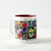 Tasse 2 Couleurs Trop de fleurs (Devant gauche)