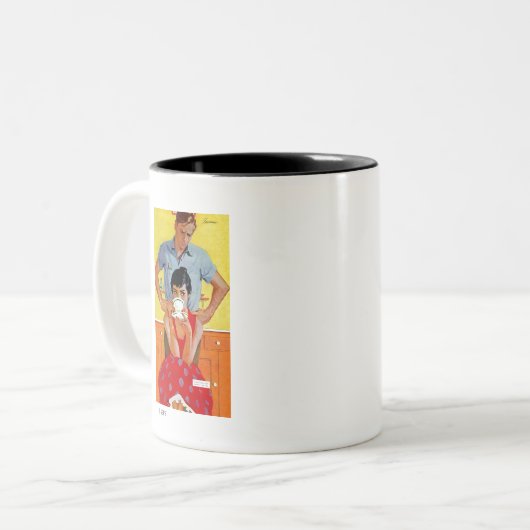 Tasse 2 Couleurs Trop Tard Pour Se Composer (Devant gauche)