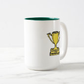 Tasse 2 Couleurs Trophée-cadeau pour mari (Devant droit)