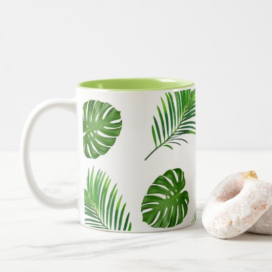 Tasse 2 Couleurs Tropical (Avec donut)