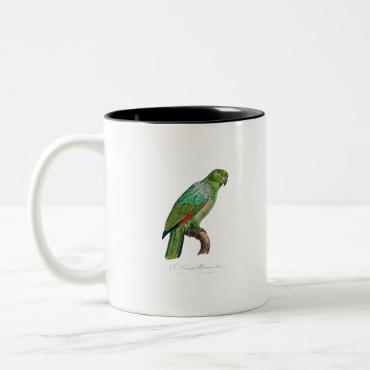 Tasse 2 Couleurs tropical macaw parrot (Gauche)