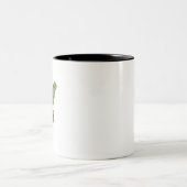 Tasse 2 Couleurs tropical macaw parrot (Centre)