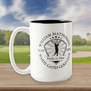 Tasse 2 Couleurs Trou en un classique personnalisé élégant Golf