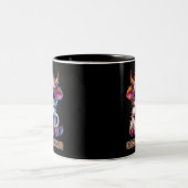 Tasse 2 Couleurs Trouble de café obsessionnel (Centre)