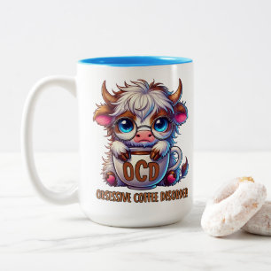Tasse 2 Couleurs Trouble de café obsessionnel 