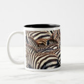 Tasse 2 Couleurs Troupeau de zèbres (Gauche)