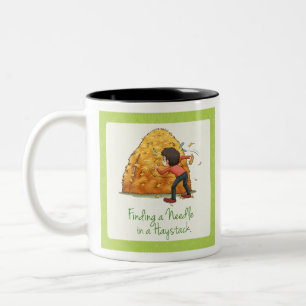 Tasse 2 Couleurs Trouver une aiguille dans une botte de foin