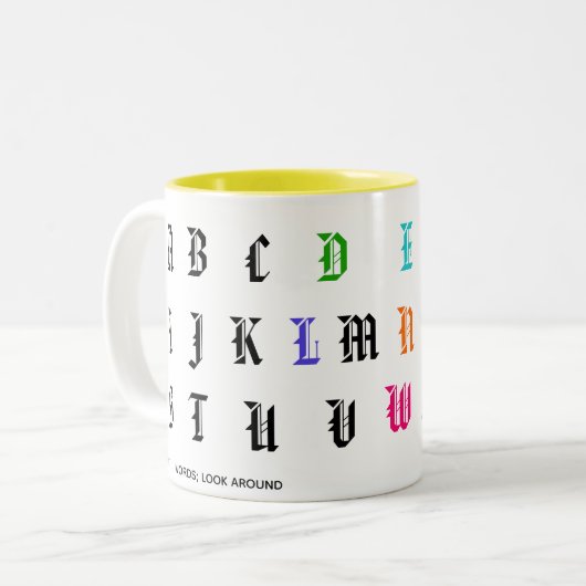 Tasse 2 Couleurs Trouvez le message caché (Devant gauche)