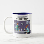Tasse 2 Couleurs Trouvons un traitement pour les personnes (Gauche)