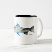 Tasse 2 Couleurs Truite arc-en-ciel du lac Eagle; chauve; boue (Devant droit)
