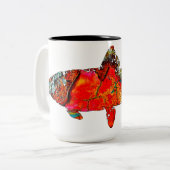 Tasse 2 Couleurs Truite de roche (Devant gauche)