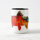 Tasse 2 Couleurs Truite de roche (Centre)