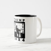 TASSE 2 COULEURS TRUMP 2024 (Devant droit)