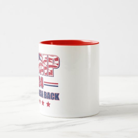 Tasse 2 Couleurs Trump 2024 (Centre)