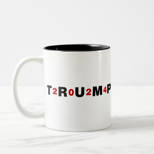 Tasse 2 Couleurs Trump 2024 (Gauche)