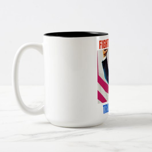 TASSE 2 COULEURS TRUMP 2024 COMBAT (Gauche)