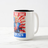 TASSE 2 COULEURS TRUMP 2024 COMBAT (Devant droit)