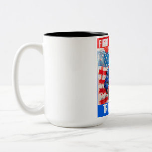 TASSE 2 COULEURS TRUMP 2024 COMBAT