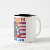 TASSE 2 COULEURS TRUMP 2024 COMBAT (Devant droit)