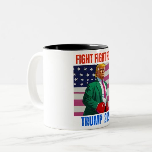 TASSE 2 COULEURS TRUMP 2024 COMBAT (Devant gauche)