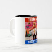 TASSE 2 COULEURS TRUMP 2024 DADDY'S HOME (Devant gauche)